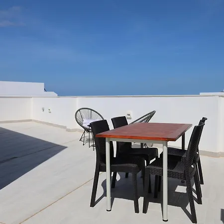 Apartment Cosy 1 Bd Penthouse In Bugibba - Corner Terrace With Sea Views